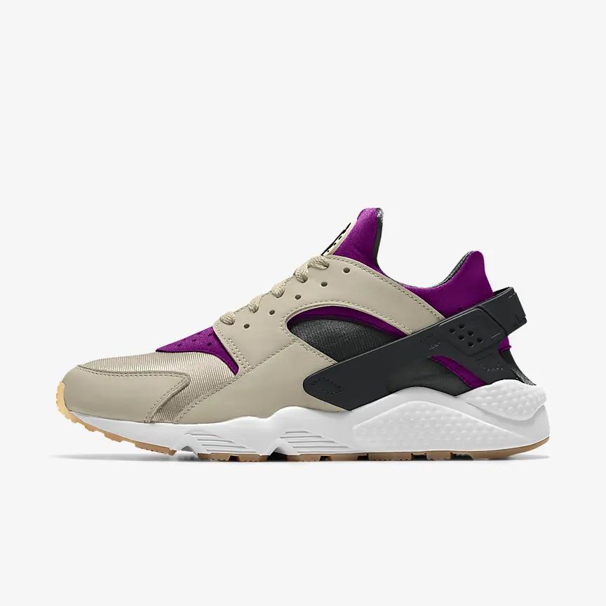 Giày Nike Air Huarache By You Nữ Tím Đen